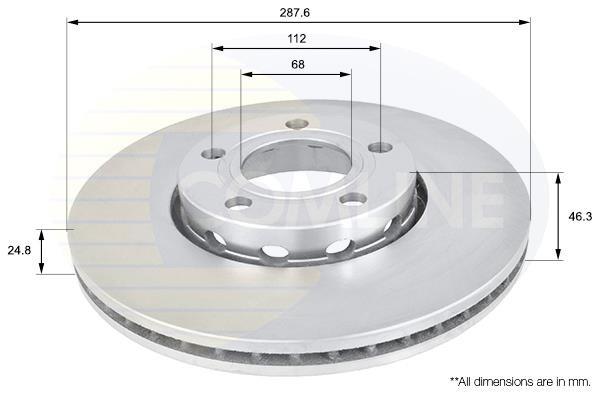Δισκόπλακα Comline COMLINE ADC1417V