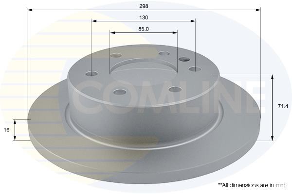 Δισκόπλακα Comline COMLINE ADC1639