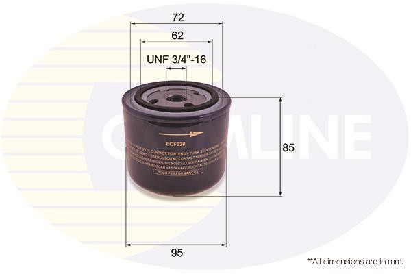 Φίλτρο λαδιού COMLINE EOF028
