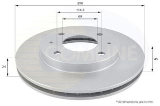 Δισκόπλακα Comline COMLINE ADC0333V