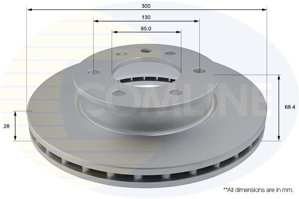 Δισκόπλακα Comline COMLINE ADC1640V