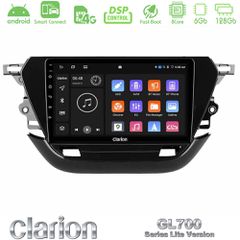 Clarion GL700 Lite Series 8Core Android ClarionOS 6+128GB Opel Corsa F 2019-2023 Navigation Multimedia Tablet 9" Με Carplay & Android Auto