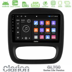 Clarion GL700 Lite Series 8Core Android ClarionOS 6+128GB Renault/Nissan/Opel/Fiat Navigation Multimedia Tablet 9" Με Carplay & Android Auto