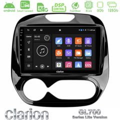 Clarion GL700 Lite Series 8Core Android ClarionOS 6+128GB Renault Captur 2013-2019 (Auto AC) Navigation Multimedia Tablet 9" Με Carplay & Android Auto