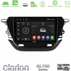 Clarion GL700 QUALCOMM Series 8Core Android ClarionOS 4+64GB Opel Corsa F 2019-2023 Navigation Multimedia Tablet 9" Με Carplay & Android Auto