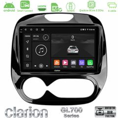 Clarion GL700 QUALCOMM Series 8Core Android ClarionOS 4+64GB Renault Captur 2013-2019 (Auto AC) Navigation Multimedia Tablet 9" Με Carplay & Android Auto