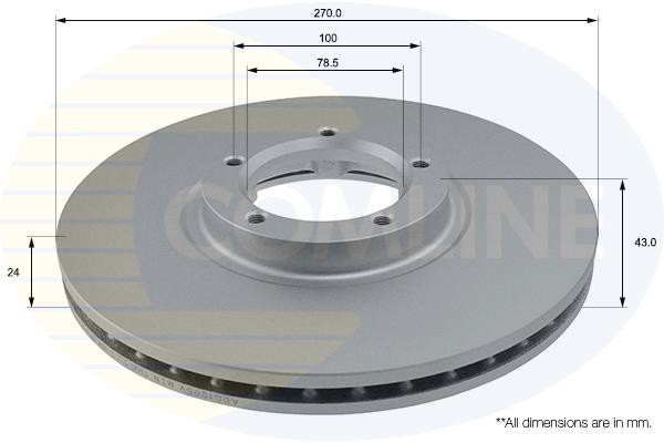 Δισκόπλακα Comline COMLINE ADC1205V