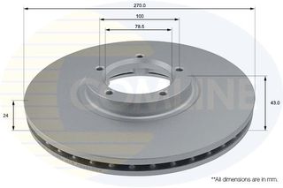 Δισκόπλακα Comline COMLINE ADC1205V