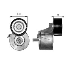 Τεντωτήρας ιμάντα, ιμάντας poly- DriveAlign™ GATES T38371
