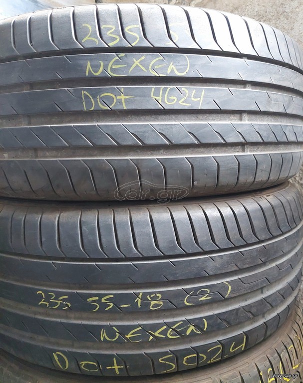235/55-18 Dot 25 σε υπέρ άριστη κατάσταση! (2τμχ) NEXEN