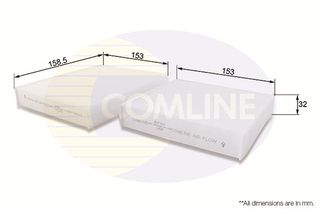 Φίλτρο, αέρας εσωτερικού χώρου COMLINE EKF101