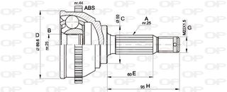 Σετ άρθρωσης, άξονας μετάδ. κίν. OPEN PARTS CVJ535710