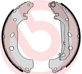 Σετ σιαγόνων φρένων ESSENTIAL LINE BREMBO S24539