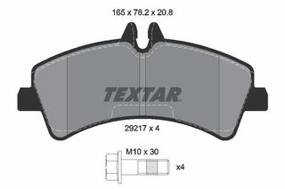 Σετ τακάκια, δισκόφρενα Q+ TEXTAR 2921702