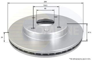 Δισκόπλακα Comline COMLINE ADC1054V