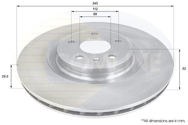 Δισκόπλακα Comline COMLINE ADC1479V