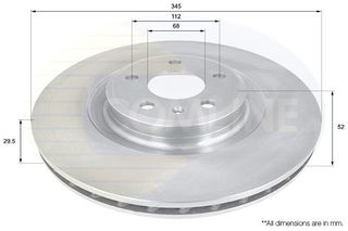 Δισκόπλακα Comline COMLINE ADC1479V