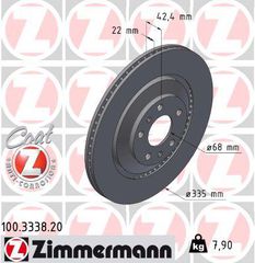Δισκόπλακα COAT Z ZIMMERMANN 100333820