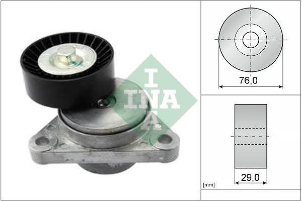 Τεντωτήρας ιμάντα, ιμάντας poly- INA 534029010