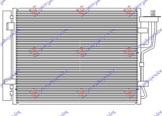 ΨΥΓΕΙΟ A/C ΓΙΑ ΟΛΑ ΠΕΤΡΕΛΑΙΟ (470x390x16) (MARELLI) - 078006415