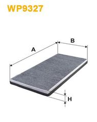 Φίλτρο, αέρας εσωτερικού χώρου WIX FILTERS WP9327