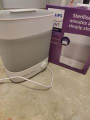 Philips Premium Ηλεκτρικός Βρεφικός Αποστειρωτής για 6 Μπιμπερό Λευκό