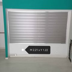 Slat Mdf σε ασημί χρώμα-thumb-1