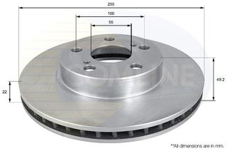Δισκόπλακα Comline COMLINE ADC01154V