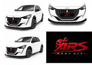 Peugeot 208 Mk2 (2019-2023) ΠΡΟΣΘΕΤΟ LIP SPOILER ΠΡΟΦΥΛΑΚΤΗΡΑ ΣΧΕΔΙΟ.1