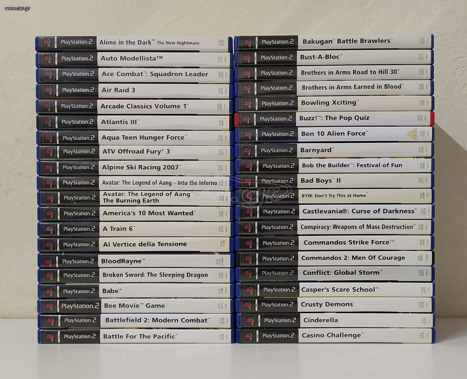 Sony PlayStation 2 Παιχνίδια (A-E) PS2 Games