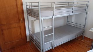 Κουκετα TROMSÖ IKEA με στρώματα SULTAN