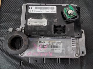 RENAULT KANGOO 1.9DCI SET IMMO BOSCH 0 281 011 562,HOM8200323120,UCH-N2-X76,21676958-7A