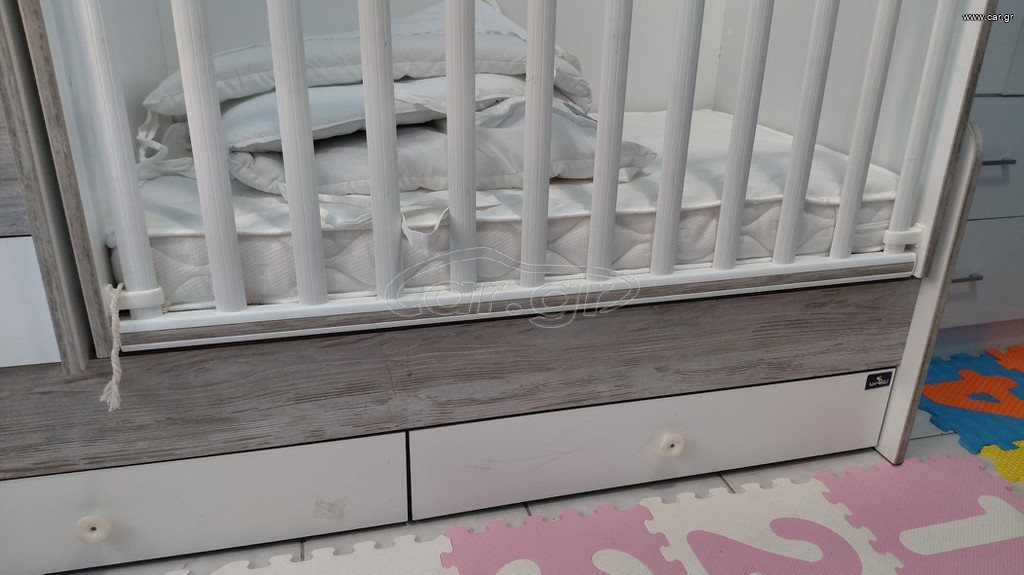 Πολυμορφικό κρεβάτι Lorelli® Maxi Plus White/Artwood