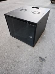 ΜΙRSΑΝ Επίτοιχη COM ΒΟΧ wall 9U με βάθος 450mm Μαύρη (Οπές Μ10)