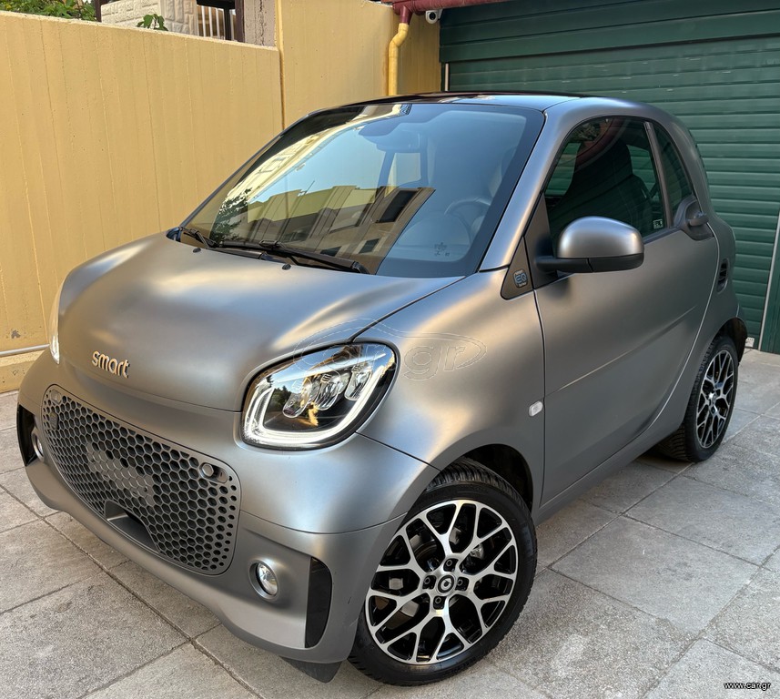 Smart ForTwo 2020 EQ PRIME BRABUS 22KW ΓΚΡΙ ΜΑΤ ΕΡΓΟΣΤΑΣΙΑΚΟ PANORAMA LED