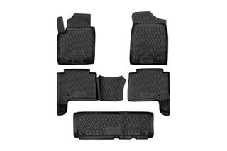 3D Λαστιχένια πατάκια για Nissan Patrol (2010+) - 5τμχ.