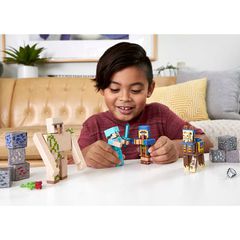 Minecraft set 2 figures assorted 8cm-thumb-2