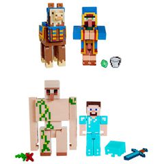 Minecraft set 2 figures assorted 8cm-thumb-1