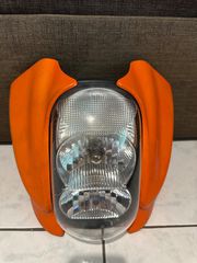 Μάσκα με φανάρι και βάσεις Kawasaki ER 6N