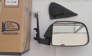Καθρέφτης Δεξιός Μαύρος, 3 Βίδες – για Toyota/Nissan/Mazda 90s