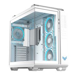 Asus TUF Gaming GT502 Horizon ARGB Midi Tower Κουτί Υπολογιστή με Πλαϊνό Παράθυρο White Edition (90DC0093-B19010)