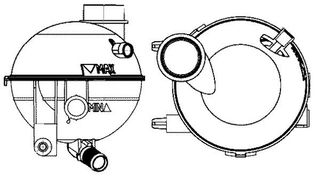 Δοχείο διαστολής, ψυκτικό υγρό BEHR MAHLE CRT14000S
