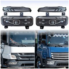 ΦΑΝΑΡΙΑ ΕΜΠΡΟΣ Mercedes-Benz ATEGO Full LED Ultra-Bright Laser Headlight