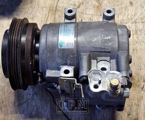 HYUNDAI MATRIX, ELANTRA, SANTA FE, TUCSON | KIA SPORTAGE, CARENS | ΚΟΜΠΡΕΣΕΡ (ΣΥΜΠΙΕΣΤΗΣ) AIR CONDITION 2.0 CRDi & 1.5 CRDi DIESEL | 2001- 2006 HS-15 / F500-VJBD | ΓΝΗΣΙΟ ΟΕΜ ΜΕΤΑΧΕΙΡΙΣΜΕΝΟ