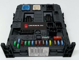 ΑΣΦΑΛΕΙΟΘΗΚΗ CITROEN - PEUGEOT 407 C4 2008 3008 BSI JOHNSON CONTROLS 967847718001 BSI04EV K04-00 9678477180 030614 BOOT 2097777-1 HARD 2303491-01 ΑΡΙΣΤΗ - ΕΓΓΥΗΣΗ !!