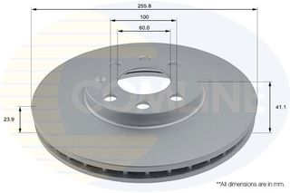 Δισκόπλακα Comline COMLINE ADC1105V