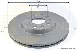 Δισκόπλακα Comline COMLINE ADC1455V