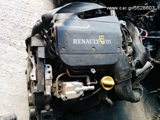 Renault Kangoo 1998 - 2008 μηχανη πετρελαιο και σασμαν 1.900DTi F8Q F9Q !!
