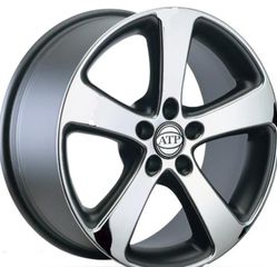 Ζάντες ATP INOX CR 7,50x17 ET35 5x100 BLACK INOX
