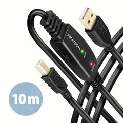 CABLE USB2.0 A-M/B-M ACTIVE/10M ADR-210B AXAGON